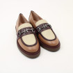 HISPANITAS Γυναικεία Μοκασίνια Loafers CHI243614 Brooklyn wine-milk-almond