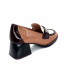 HISPANITAS Γυναικεία Μοκασίνια Loafers CHI243550 Milan Patent Leather wine-milk-almond