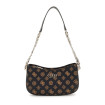 Guess Γυναικεία Τσάντα Ώμου EVELUNE TOP ZIP SHOULDER BAG HWPG9353180-MOCHA-LOGO