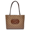 Guess Γυναικεία Τσάντα Ώμου ECO MIETTA LOGO HWESG951325-LATTE LOGO/BROWN