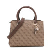 Guess Γυναικεία Τσάντα Χειρός Ώμου Noelle HWBG7879060 Latte Logo/Brown