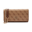 Guess Τσαντάκι Clutch NOELLE FLAP CROSSBODY BAG HWBG7879750 LATTE LOGO/BROWN