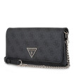 Guess Τσαντάκι Clutch NOELLE FLAP CROSSBODY BAG HWBG7879750 coal logo