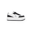 CALVIN KLEIN Sneakers BOLD FLATF LOW LACE TUMB LTH YW0YW01797 01W bright white/black