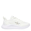 CALVIN KLEIN Sneakers Eva Runner LOW LACE MIX ML WN  YW0YW01442 0K4 TRIPLE BRIGHT WHITE