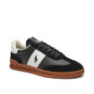 POLO RALPH LAUREN SNEAKERS HERITAGE AERA LEATHER-SUEDE 809956119001-001 Black