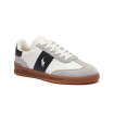 POLO RALPH LAUREN SNEAKERS HERITAGE AERA LEATHER-SUEDE WHITE 809956119002