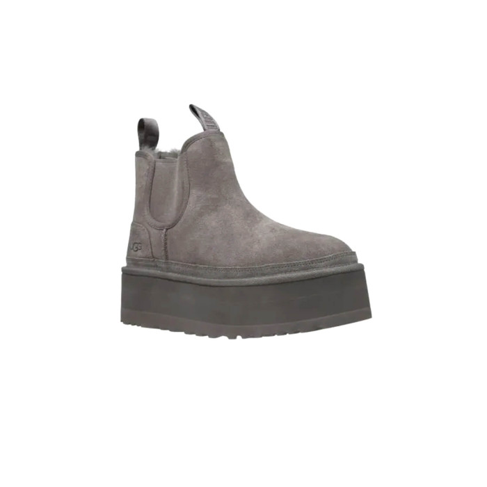 UGG NEUMEL PLATFORM CHELSEA BOOTS 1134526-GREY