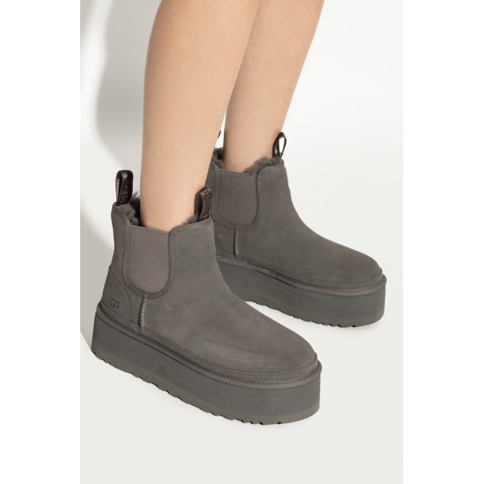 UGG NEUMEL PLATFORM CHELSEA BOOTS 1134526-GREY