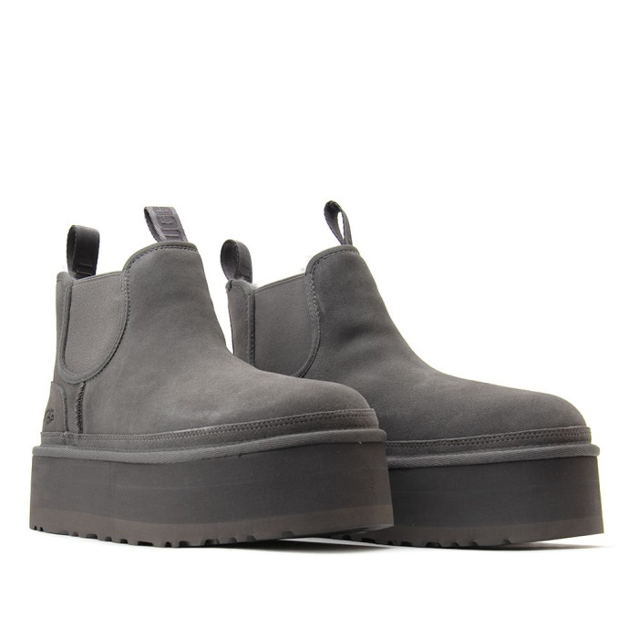 UGG NEUMEL PLATFORM CHELSEA BOOTS 1134526-GREY