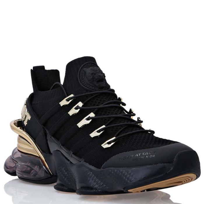 Philipp Plein Sport Sneakers USC0518-STE003N_0216 Black / Gold Tiger Attack//Gen.X.04