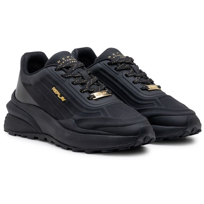 REPLAY ΓΥΝΑΙΚΕΙΑ SNEAKERS  BLACK ATHENA DEEP GWS4V.C0028S-0003