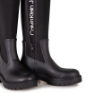 CALVIN KLEIN HIGH RAINBOOT NEOPRENE-BLACK YW0YW00838-BDS