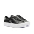 CALVIN KLEIN Sneakers Bold Vulc Flatf Laceup Lth YW0YW01688 0GQ black/silver