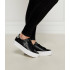 CALVIN KLEIN Sneakers Bold Vulc Flatf Laceup Lth YW0YW01688 0GQ black/silver