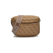 Guess Γυναικεία Τσάντα Χιαστή Power Play Sling HWSL9006800-LTL/LATTE LOGO