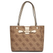 GUESS NOLANA NOEL LOGO TOTE BAG HWOS9500250-LATTE-LO-BONE